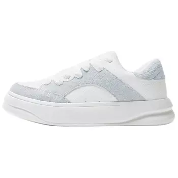 Кроссовки ZARA Skateboarding Shoes Men Low-top, белый/синий