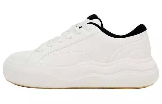 Кроссовки ZARA Skateboarding Shoes Women's Low-top White, белый