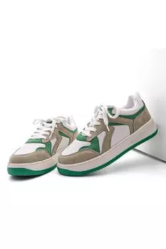 Кроссовки - Зеленый - Плоские Marjin, зеленый