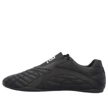 Кроссовки zen sneakers 'black leather' Balenciaga, черный