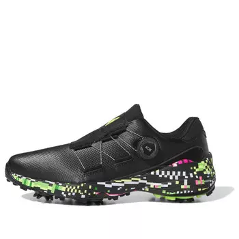 Кроссовки zg23 boa glitch boost 'black lucid lemon'' Adidas, черный
