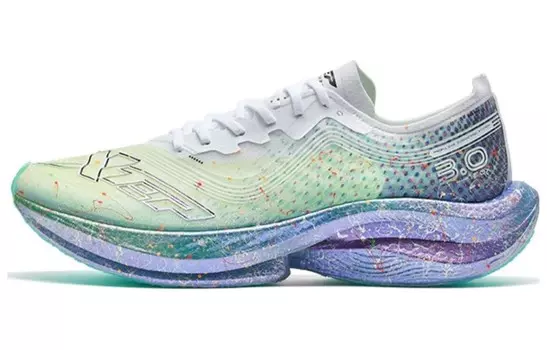 Кроссовки женские 160X 3.0 с низким верхом, белые/зеленые Xtep