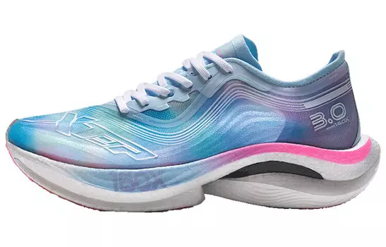 Кроссовки женские 160X 3.0 с низким верхом, прозрачные, синие/фиолетовые Xtep