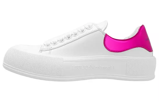 Кроссовки женские Alexander Mcqueen, белый / розовый