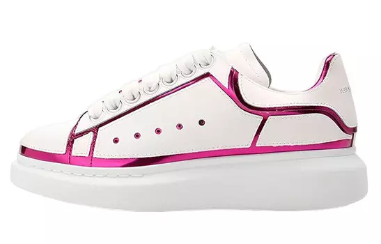 Кроссовки женские Alexander Mcqueen, белый / розовый