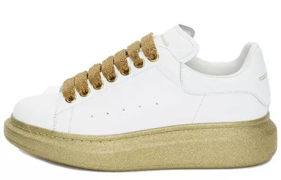 Кроссовки женские Alexander Mcqueen Lifestyle, белый / золотой