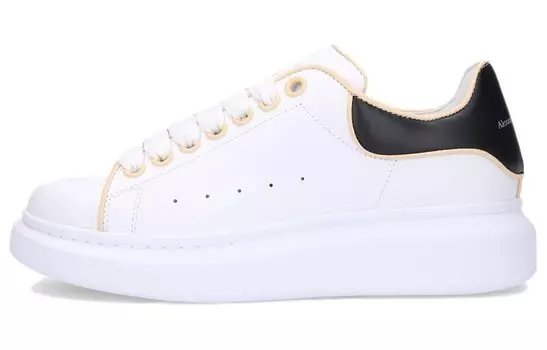 Кроссовки женские Alexander McQueen Oversized, черный / желтый / белый