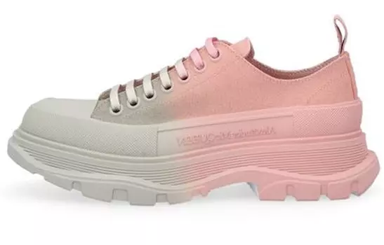 Кроссовки женские Alexander Mcqueen Tread Slick Lifestyle, серо-розовый