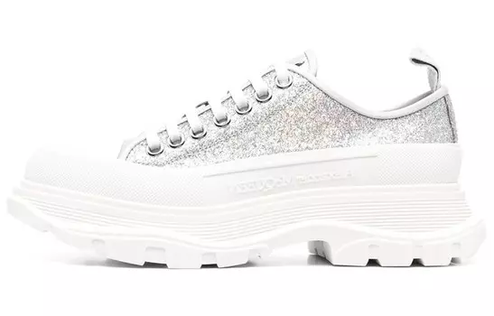 Кроссовки женские Alexander Mcqueen Tread Slick Lifestyle, серебристый