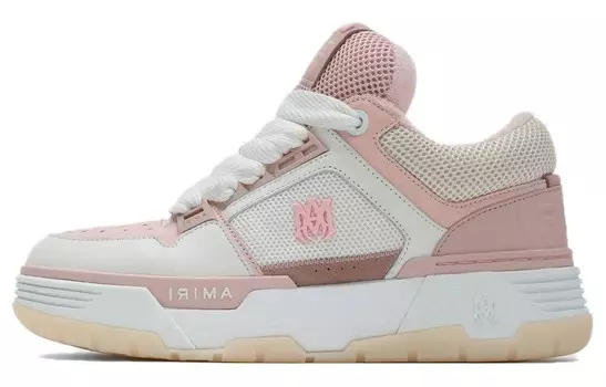 Кроссовки женские Amiri MA-1, белый / розовый