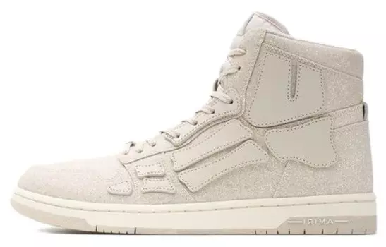 Кроссовки женские Amiri Skateboarding высокие, бежевый