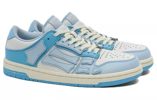 Кроссовки женские Amiri Skel Top Birch, синий / коричневый