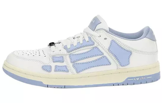 Кроссовки женские Amiri Skel Top Low, лиловый / белый