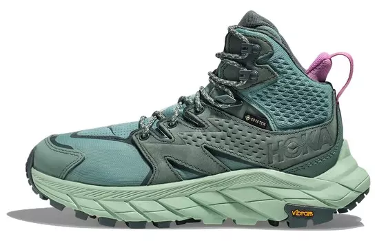Кроссовки женские Anacapa GTX Hiking Shoes с высоким верхом, зеленые Hoka One One