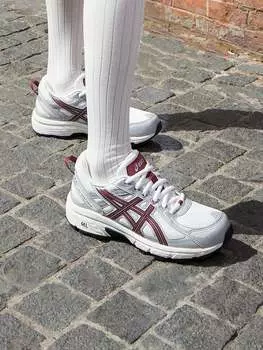 Кроссовки женские Asics Gel-Venture 6 для бега по пересеченной местности, белый / бежевый