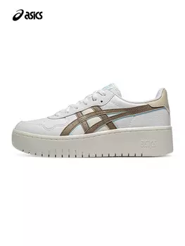 Кроссовки женские Asics Japan S PF на толстой подошве, белый / коричневый