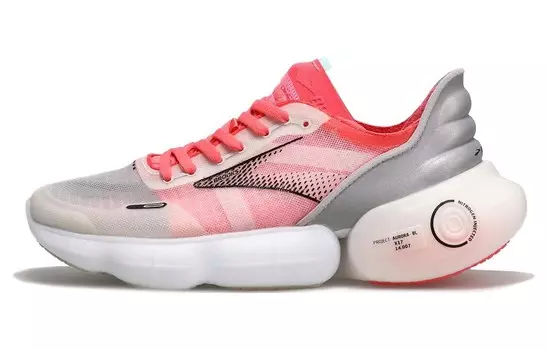 Кроссовки женские Aurora X с низким верхом, белые/розовые Brooks