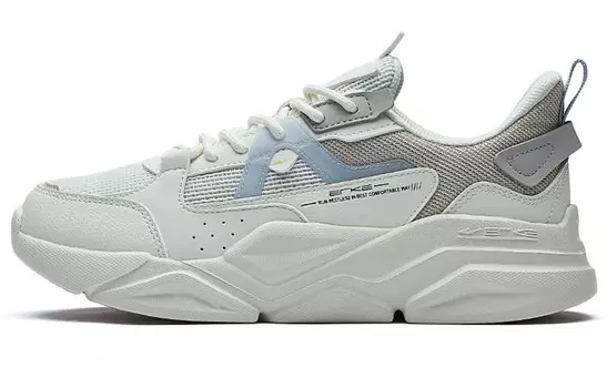 Кроссовки женские Bai Qian Low-Top белый/серый Erke