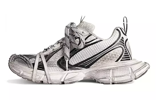 Кроссовки женские Balenciaga 3XL Chunky, серо-белый