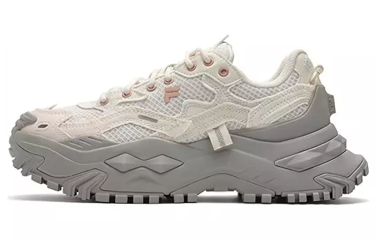 Кроссовки женские Bianco Chunky с низким верхом молочно-белого цвета Fila Fusion, цвет Milk White