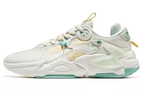 Кроссовки женские Binling Lifestyle С Низким берцем Белого / Зеленого цвета Erke