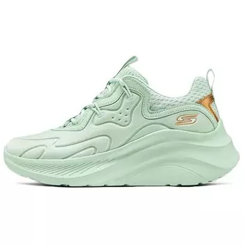 Кроссовки женские Bob "s Lifestyle С Низким Верхом Зеленого цвета Skechers