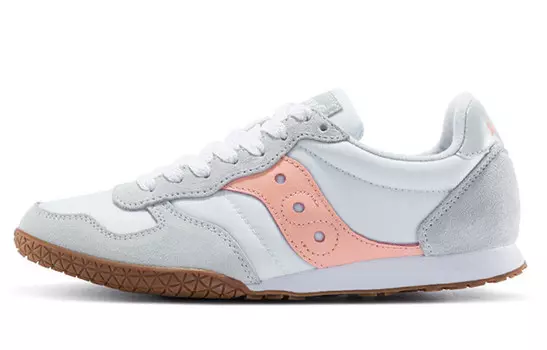 Кроссовки женские Bullet Running Shoes Low-top Серый/белый/розовый Saucony
