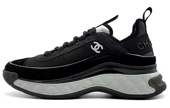 Кроссовки женские Chanel низкие, черный