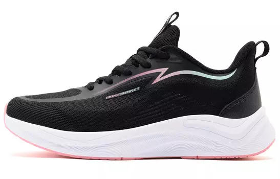 Кроссовки женские Chifeng Running Shoes Low-top Black Austin Pink Qiaodan