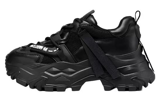 Кроссовки женские Chunky Low-top черного цвета C°Banner