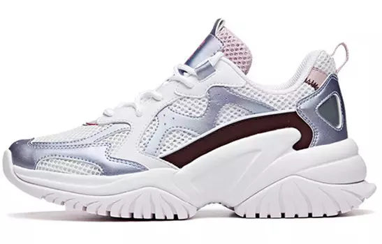 Кроссовки женские Chunky Low-top серо-фиолетовые Anta
