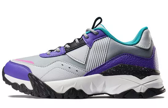 Кроссовки женские Chunky Low-top серо-фиолетовые Xtep