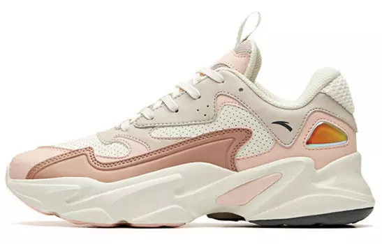 Кроссовки женские Chunky Low-top Серый/белый/розовый Anta