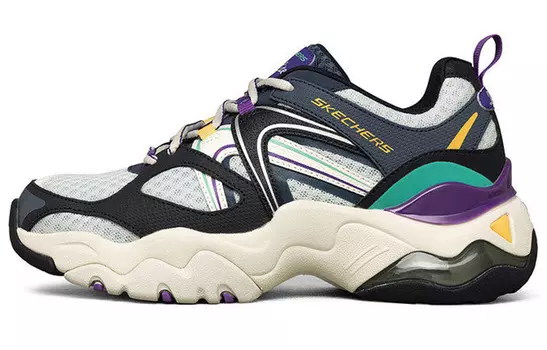 Кроссовки женские Chunky Low-top Синие/фиолетовые Skechers