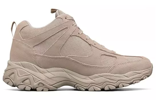 Кроссовки женские Chunky с высоким верхом, натуральные/серо-коричневые Skechers