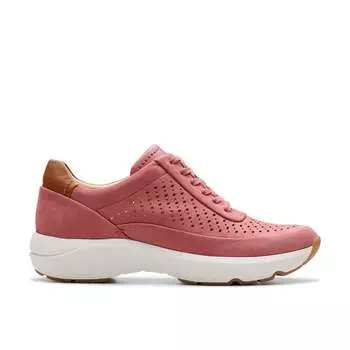 Кроссовки женские Clarks, цвет dusty rose nubuck