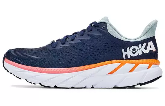 Кроссовки женские Clifton 7 с низким верхом, синие Hoka One One