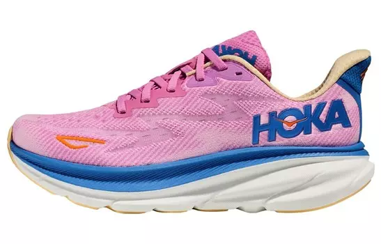 Кроссовки женские Clifton 9 с низким верхом Powder Blue Violet Hoka One One