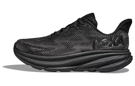 Кроссовки женские Clifton 9 с низким верхом, черные Hoka One One