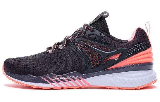Кроссовки женские Cloud 5 V2 Low-top, черные/пудровые Lining