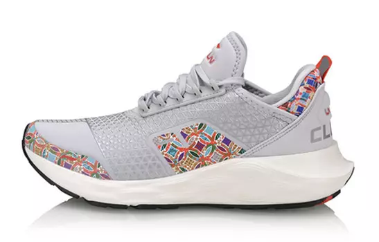 Кроссовки женские Cloud 6 Running Low-top Серый/Огненно-красный Lining