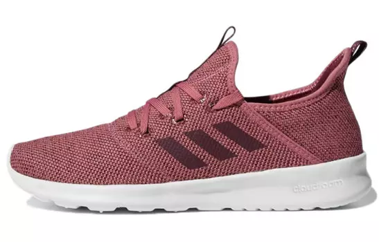 Кроссовки женские Cloudfoam Pure Lifestyle с низким верхом, бордовые Adidas