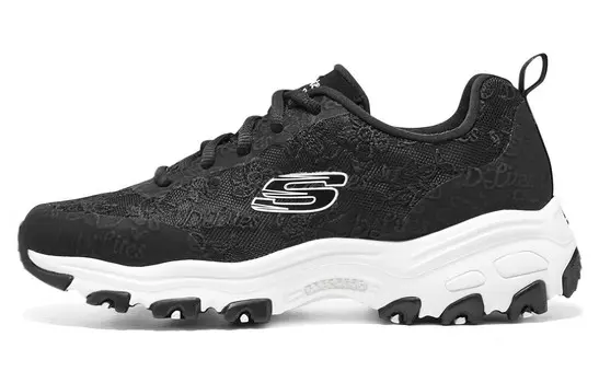 Кроссовки женские D"Lites 1.0 Chunky с низким верхом, черные Skechers