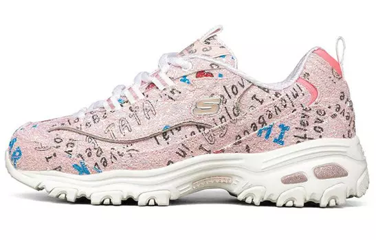 Кроссовки женские D"Lites 1.0 Chunky с низким верхом Powder Skechers