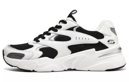 Кроссовки женские D"Lites 1.0 Chunky с низким верхом, черные/белые Skechers