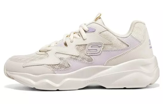 Кроссовки женские D"Lites 1.0 Chunky с низким верхом белого цвета Skechers