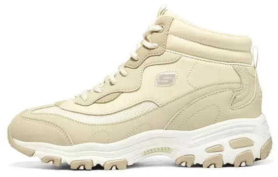Кроссовки женские D"Lites 1.0 Chunky с высоким верхом, натуральные Skechers