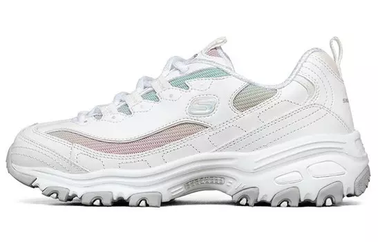 Кроссовки женские D"Lites 1.0 Chunky с низким верхом белого цвета Skechers