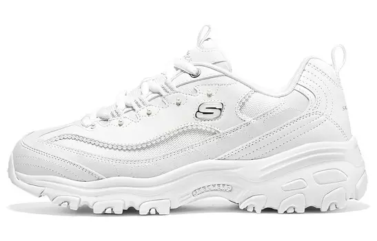 Кроссовки женские D"Lites 1.0 Chunky с низким верхом белого цвета Skechers