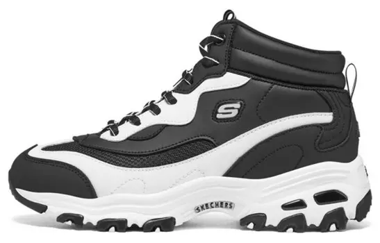 Кроссовки женские D"Lites 1.0 Chunky с высоким верхом, черные/белые Skechers